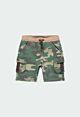 boboli Jungen Hose Bermuda Sommer Grün Camouflage Kinder 