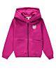 ESPRIT Mädchen Jacke Sweatjacke Kapuze Pink Herz Kinder 