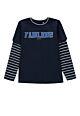 ESPRIT Jungen Shirt T-Shirt Langarm Marine 2in1-Optik Kinder 