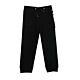 Topo Hose Jungen Jogginghose Schwarz Schlupfhose 