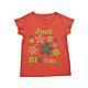 Losan T-Shirt Kurzarm Blumen Orange Mädchen Kinder Sommer